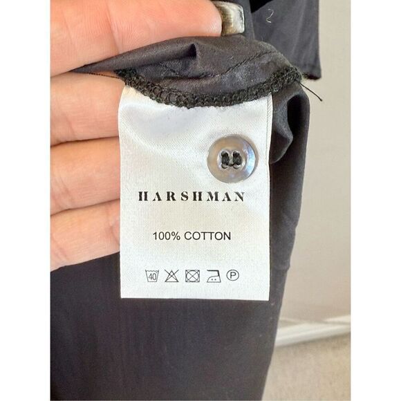 NWT Nordstrom Harshman Belinda A-Line Midi Little Black Holiday Fall Dress Large - Picture 7 of 13